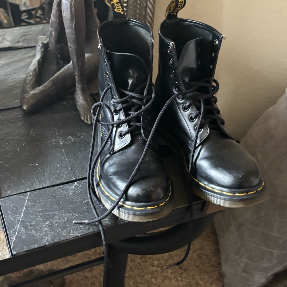 Dr. Martens Black Combat Boots